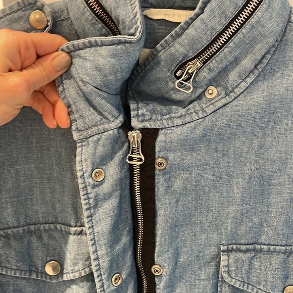 rag & bone denim jacket (size 6) - Picture 5 of 16